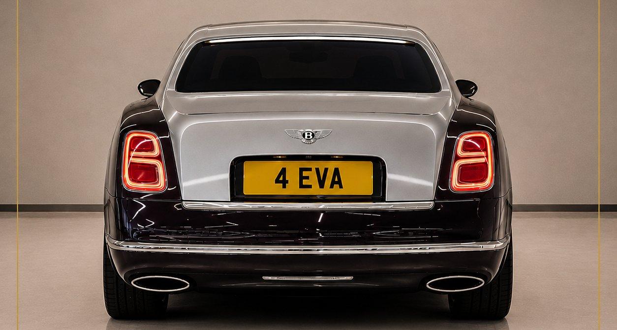 Bentley Mulsanne with private registration 4 EVA
